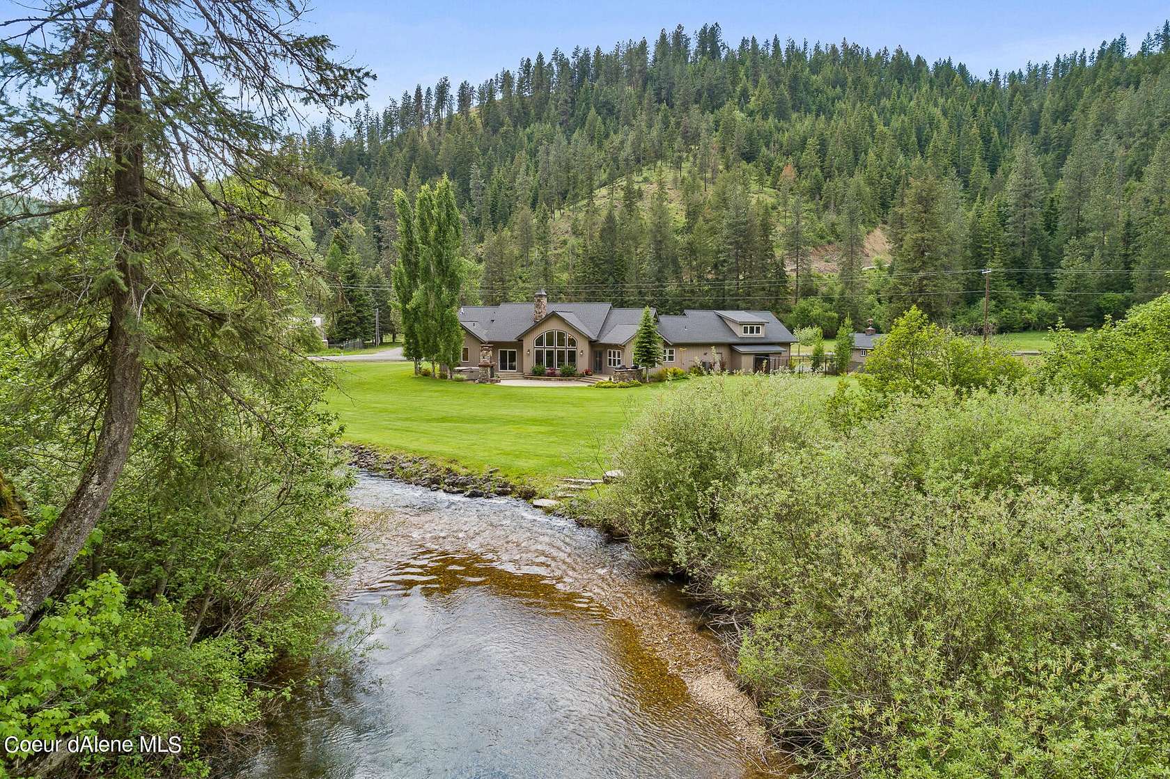 4.6 Acres of Residential Land with Home for Sale in Coeur d'Alene, Idaho