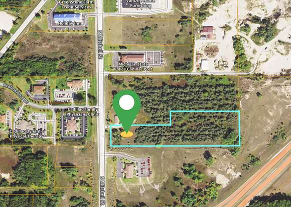 8 Acres of Mixed-Use Land for Sale in Cadillac, Michigan