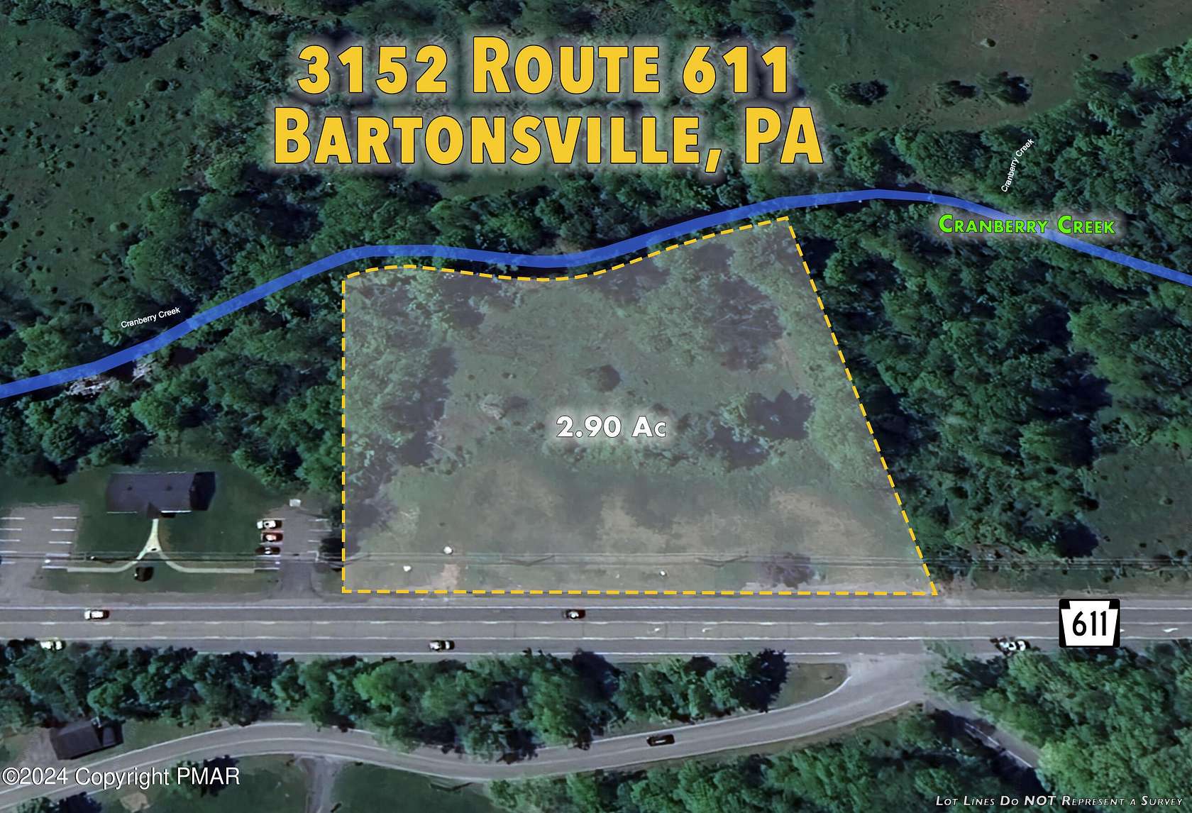 2.9 Acres of Commercial Land for Sale in Bartonsville, Pennsylvania