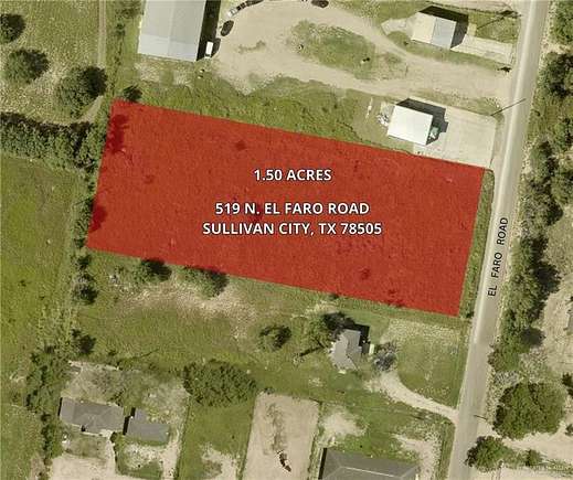 1.5 Acres of Residential Land for Sale in Sullivan City, Texas