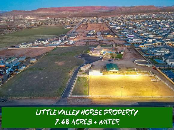 7.5 Acres of Land with Home for Sale in St. George, Utah
