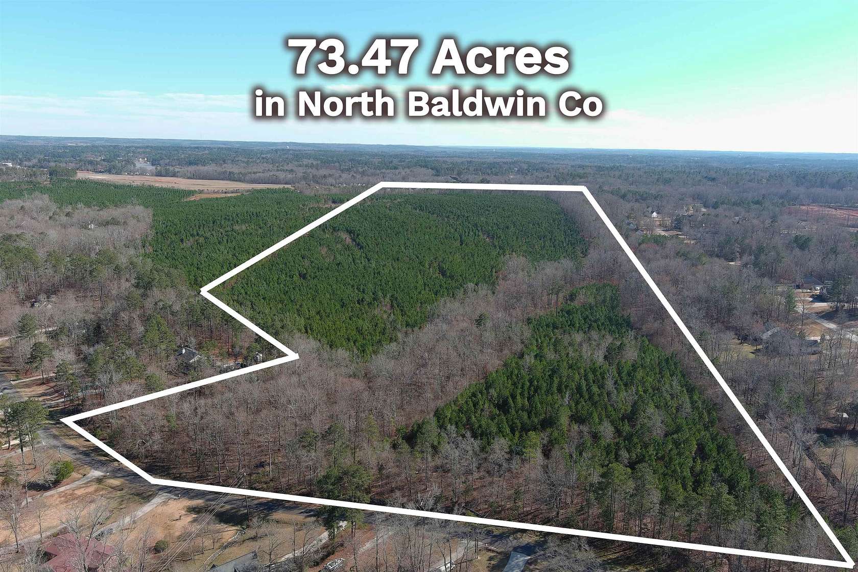 73.5 Acres of Land for Sale in Milledgeville, Georgia