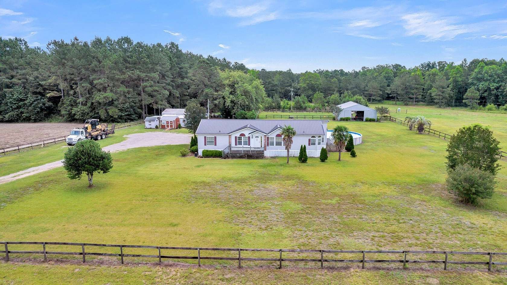 27.1 Acres of Agricultural Land with Home for Sale in Reevesville, South Carolina