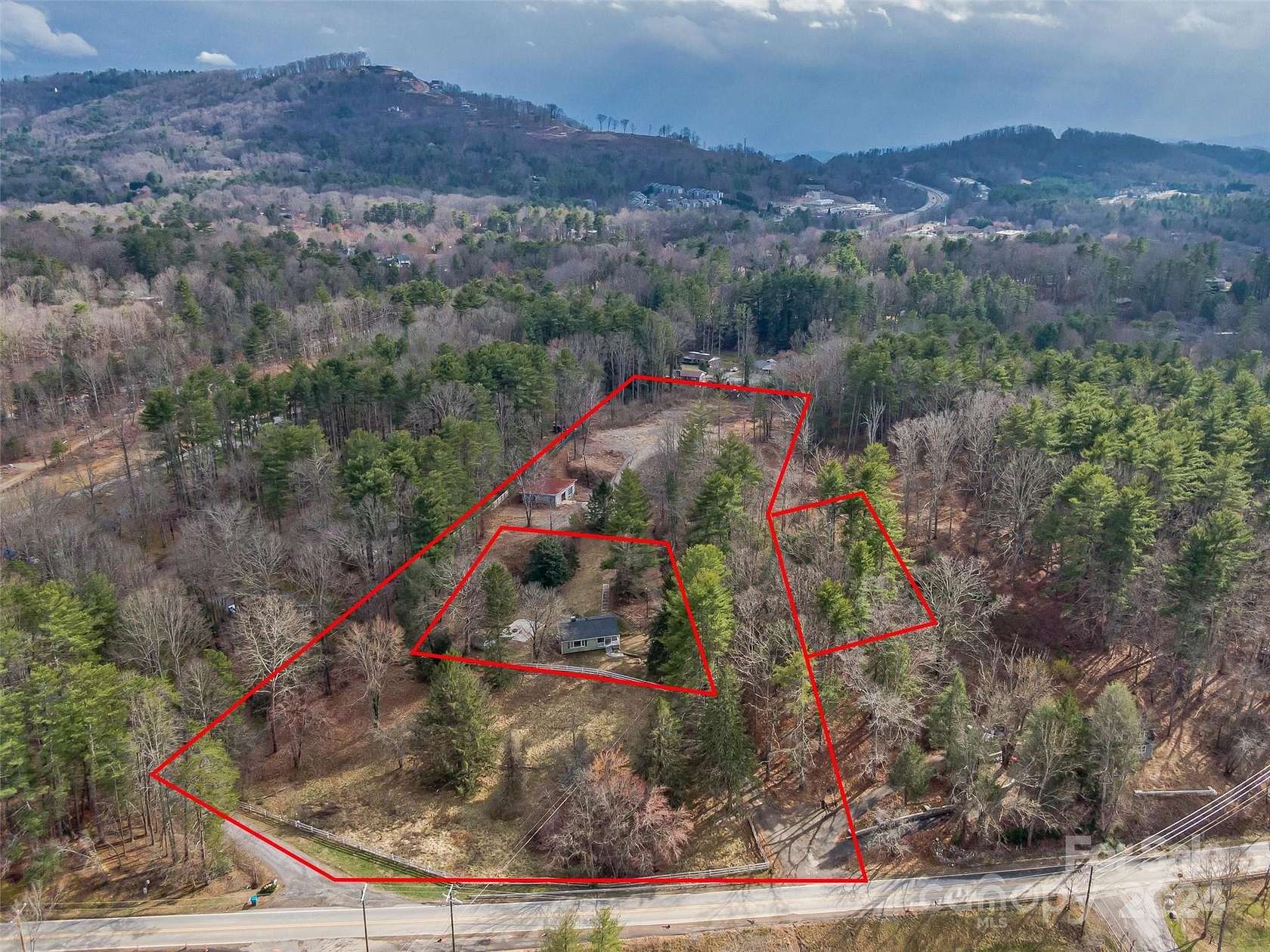 6.3 Acres of Residential Land with Home for Sale in Asheville, North Carolina