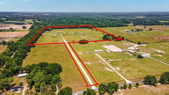50 Acres of Agricultural Land with Home for Sale in Williston, Florida