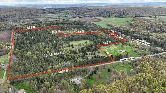 46.7 Acres of Recreational Land for Sale in West Valley, New York