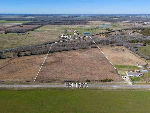 15.1 Acres of Land for Sale in Commerce, Texas