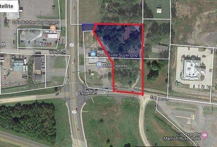 1.6 Acres of Commercial Land for Sale in Russellville, Arkansas