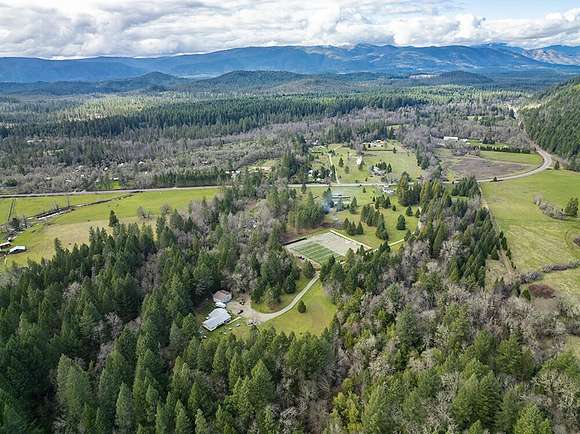 40.2 Acres of Agricultural Land with Home for Sale in Cave Junction, Oregon