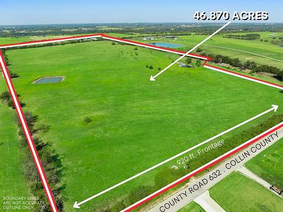 46.9 Acres of Land for Sale in Blue Ridge, Texas