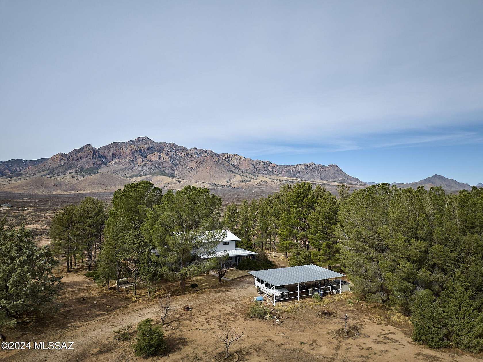 39 Acres of Land with Home for Sale in Portal, Arizona