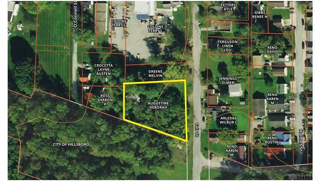 0.62 Acres of Residential Land for Sale in Hillsboro, Ohio