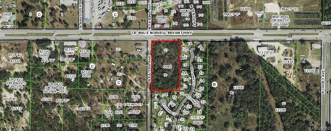 4.14 Acres of Mixed-Use Land for Sale in Hernando, Florida