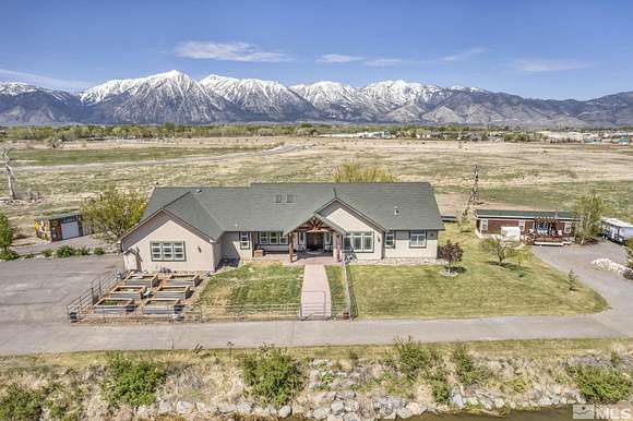 27 Acres of Agricultural Land with Home for Sale in Gardnerville, Nevada