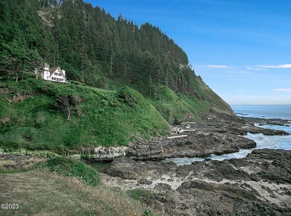 2 Acres of Residential Land with Home for Sale in Yachats, Oregon