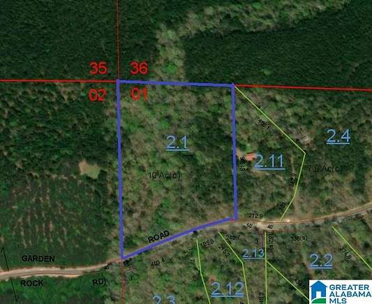 10.3 Acres of Land for Sale in Vance, Alabama