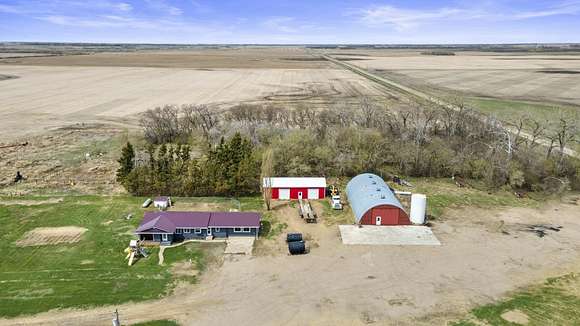 12.5 Acres of Land with Home for Sale in Newburg, North Dakota