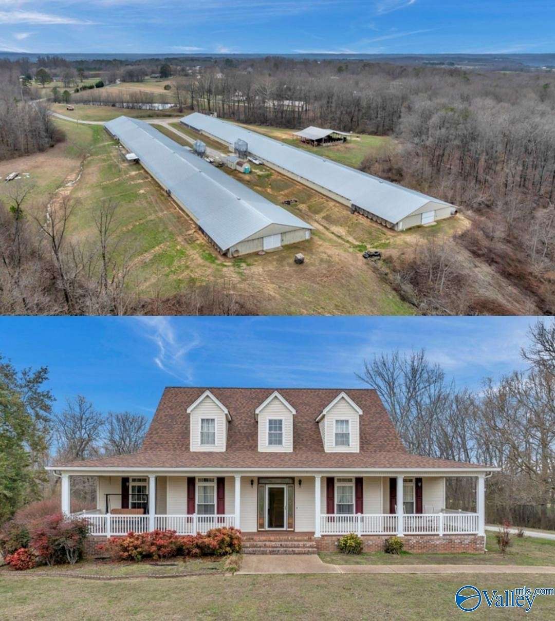43 Acres of Agricultural Land with Home for Sale in Bryant, Alabama