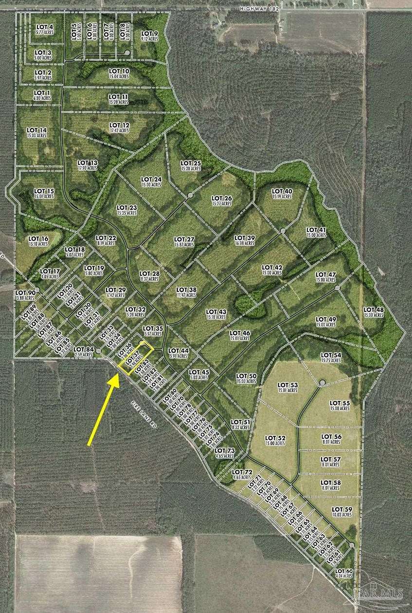2.5 Acres of Residential Land for Sale in Pace, Florida