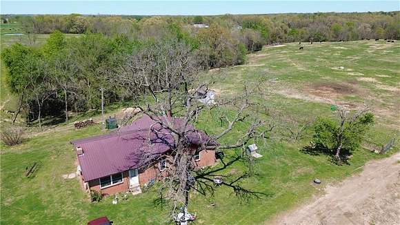 66.9 Acres of Agricultural Land with Home for Sale in Maysville, Arkansas