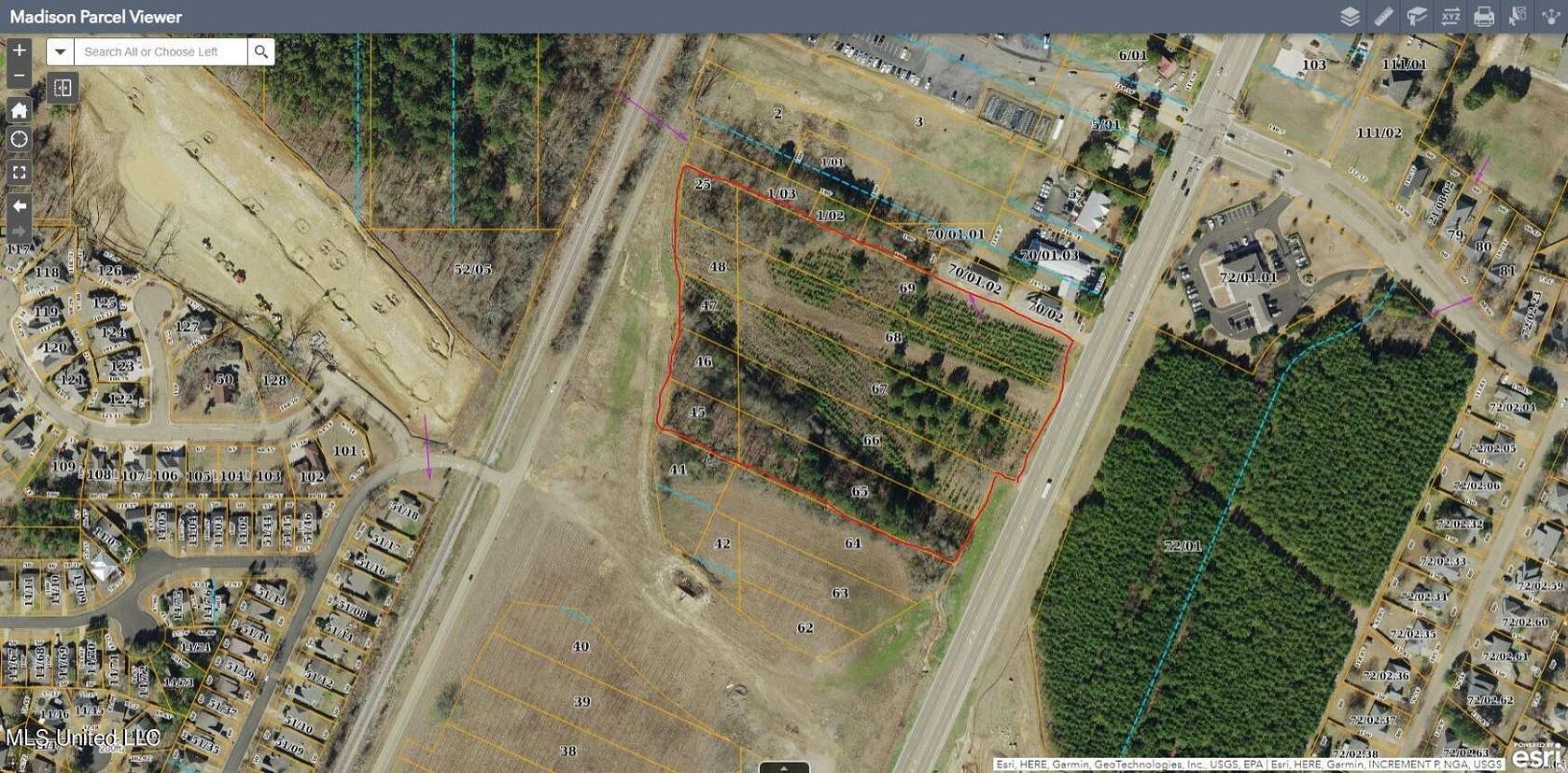 8.4 Acres of Land for Sale in Madison, Mississippi