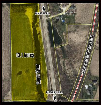 13.1 Acres of Recreational Land for Sale in Belleville, Wisconsin