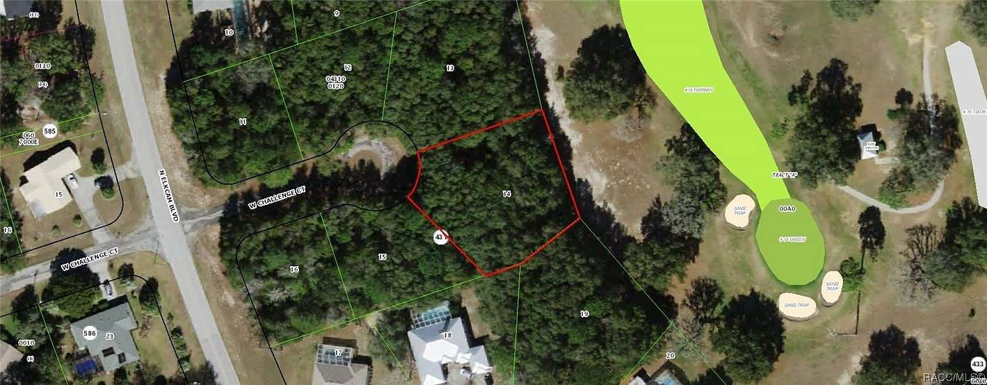 0.5 Acres of Residential Land for Sale in Citrus Springs, Florida