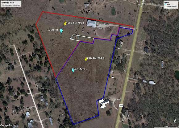 12.1 Acres of Land for Sale in Corsicana, Texas