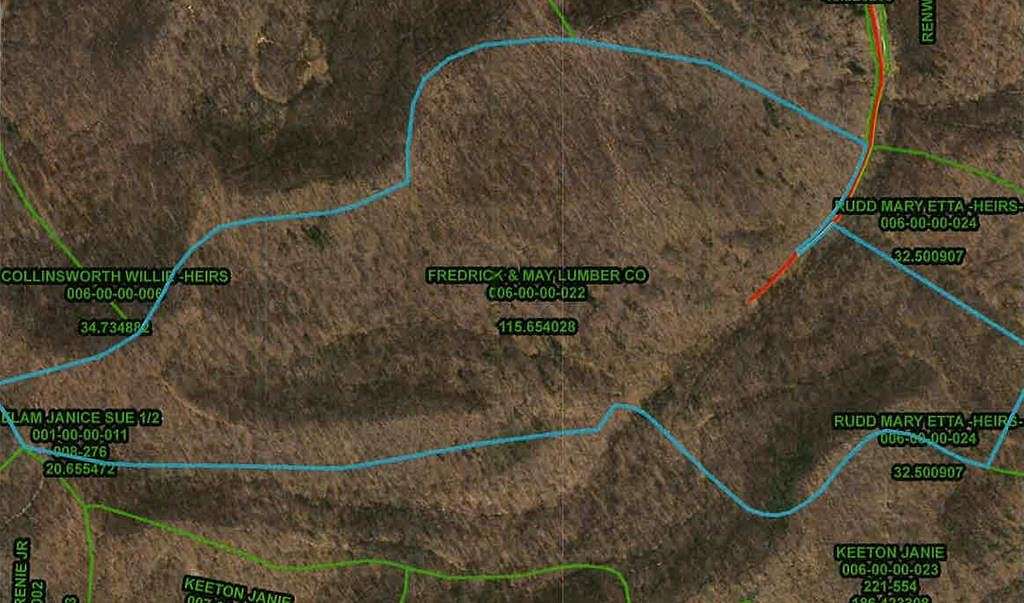 116 Acres of Land for Sale in Salyersville, Kentucky