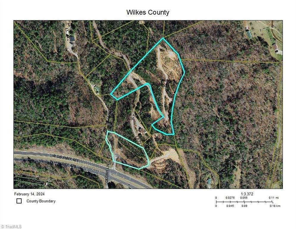 9.5 Acres of Residential Land for Sale in Purlear, North Carolina