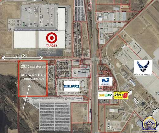29.4 Acres of Mixed-Use Land for Sale in Topeka, Kansas