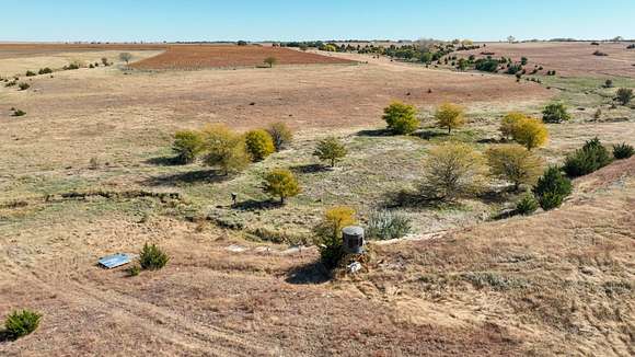 79.6 Acres of Recreational Land & Farm for Sale in Claflin, Kansas