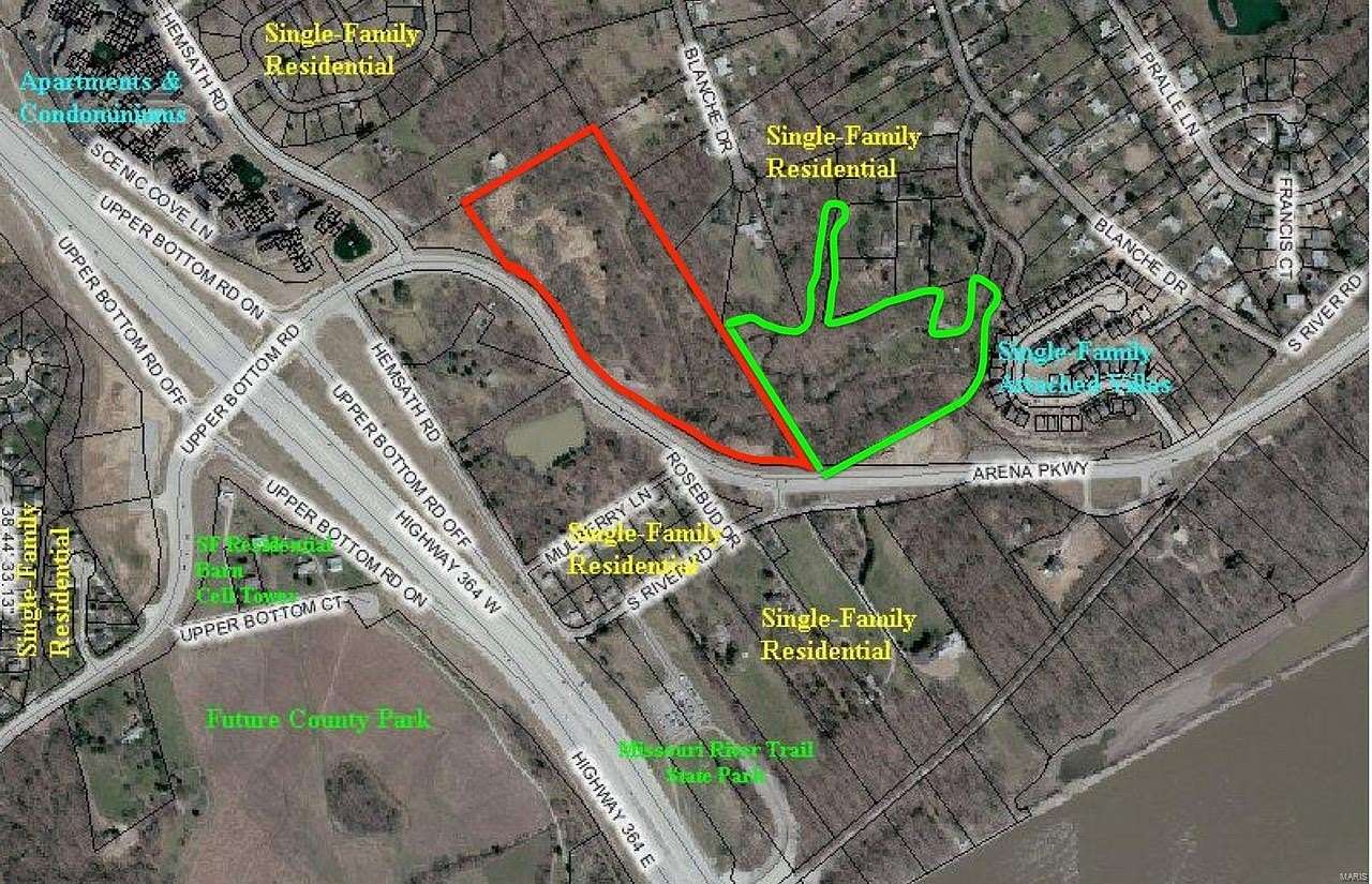 14.33 Acres of Mixed-Use Land for Sale in St. Charles, Missouri