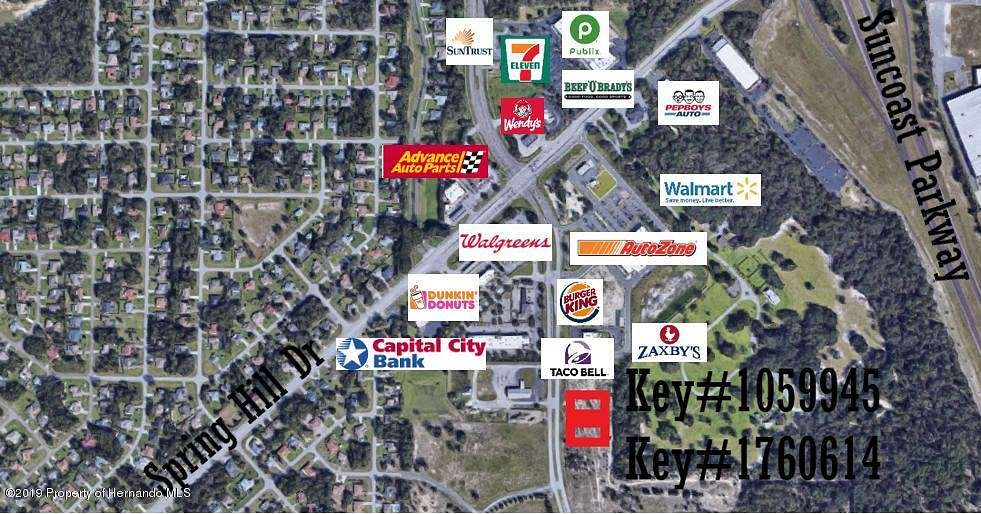 4.4 Acres of Commercial Land for Sale in Spring Hill, Florida