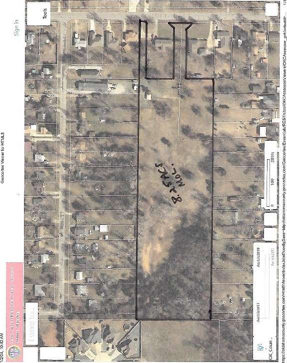 8.3 Acres of Land for Sale in Midwest City, Oklahoma