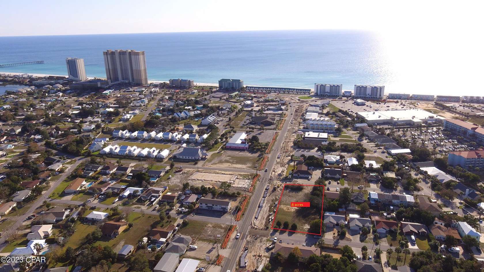 0.61 Acres of Commercial Land for Sale in Panama City Beach, Florida