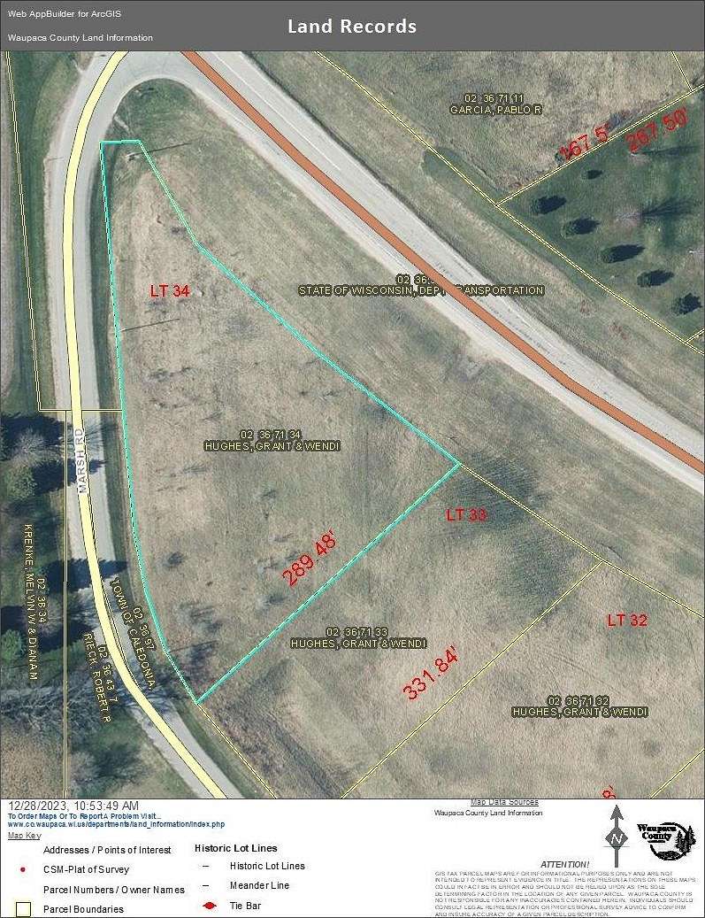 1.3 Acres of Residential Land for Sale in Fremont, Wisconsin