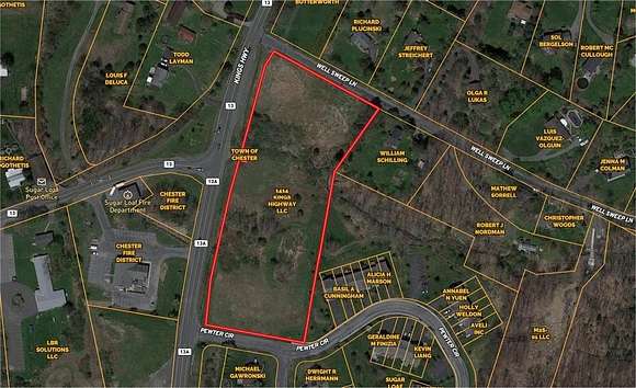 4.5 Acres of Residential Land for Sale in Chester Town, New York