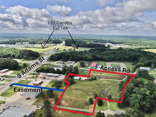 7 Acres of Mixed-Use Land for Sale in Fulton, Mississippi