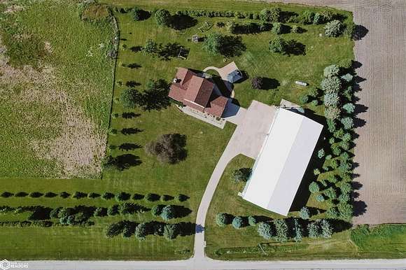 4.9 Acres of Residential Land with Home for Sale in Glidden, Iowa