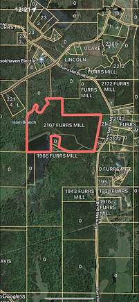 84.9 Acres of Recreational Land for Sale in Brookhaven, Mississippi