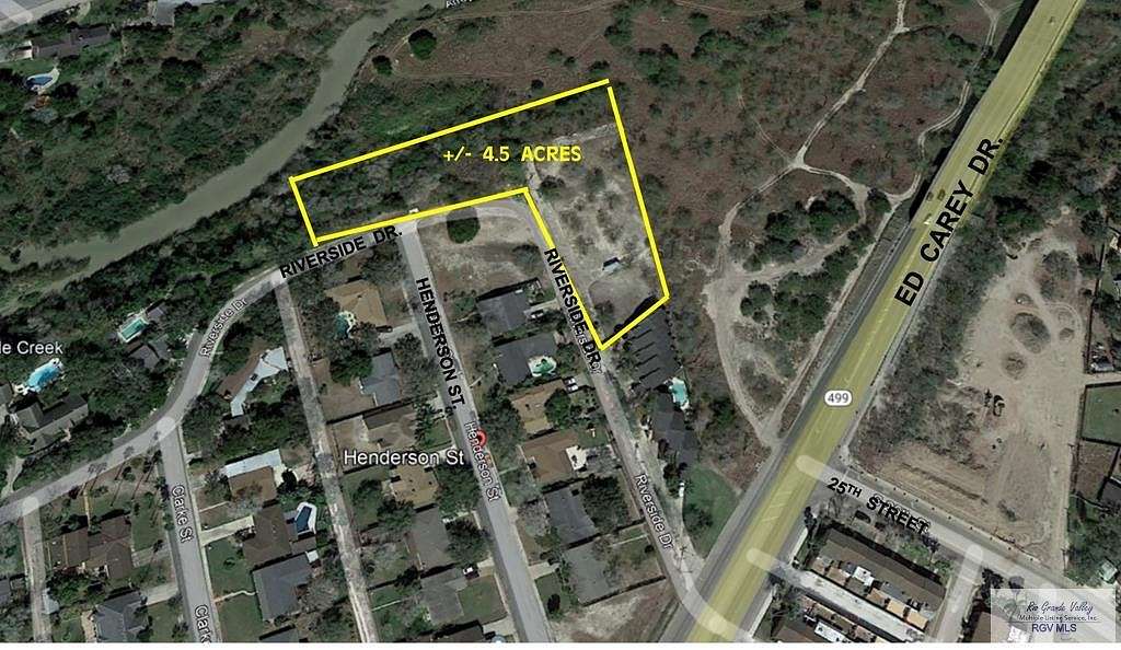 4.5 Acres of Residential Land for Sale in Harlingen, Texas
