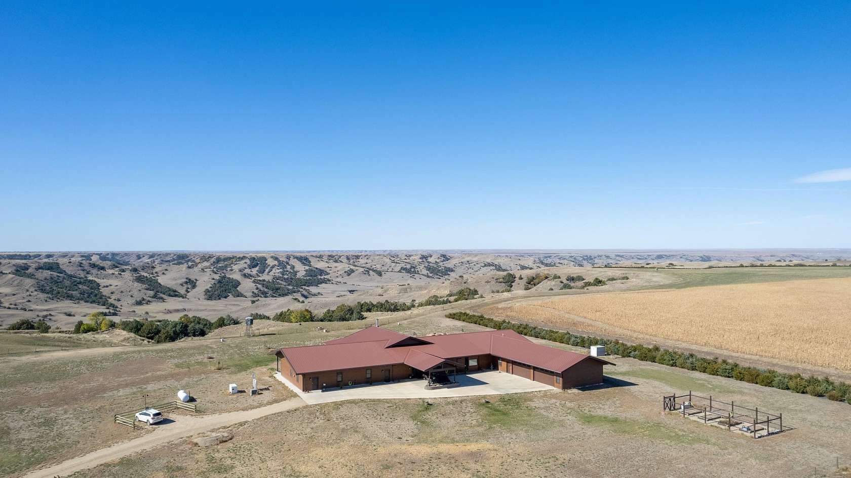 1,189 Acres of Land with Home for Sale in Milesville, South Dakota
