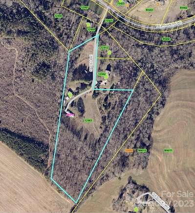 10.5 Acres of Land with Home for Sale in Vale, North Carolina
