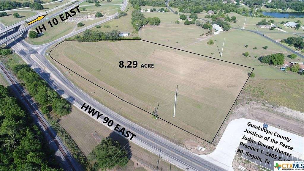 8.3 Acres of Commercial Land for Sale in Seguin, Texas