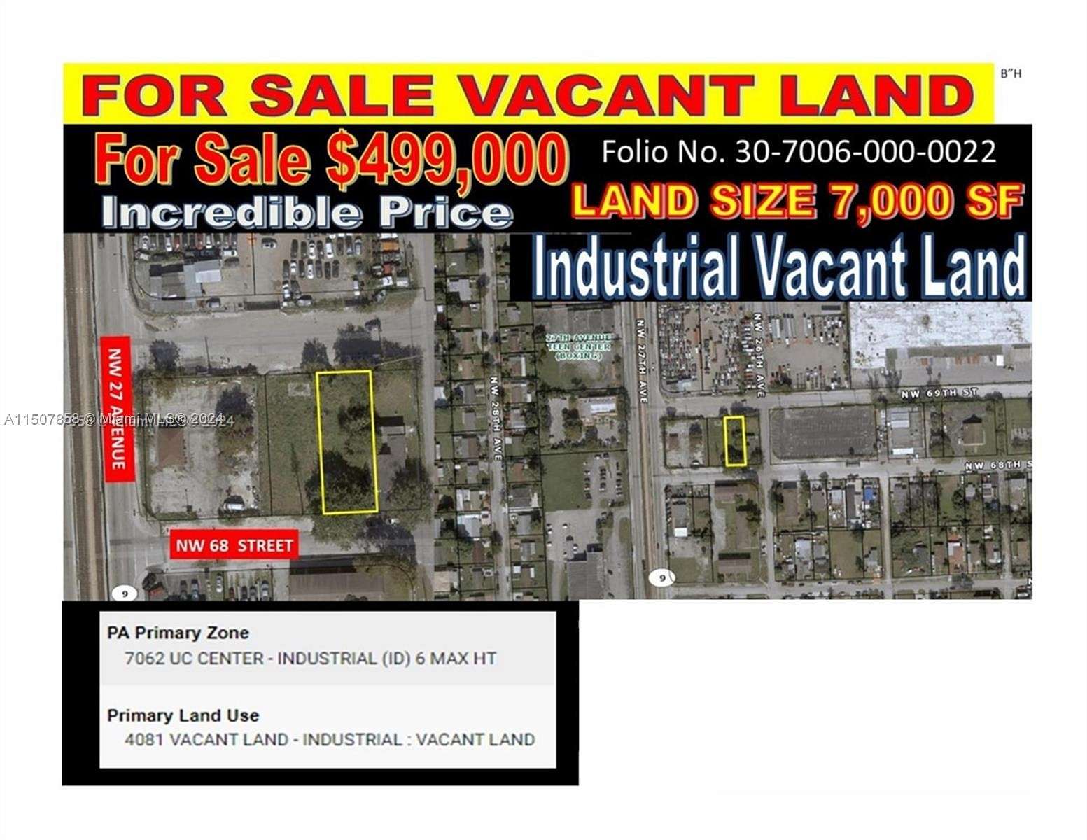 0.16 Acres of Land for Sale in Miami, Florida