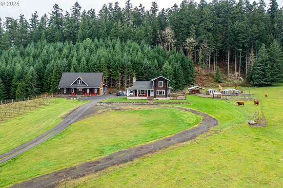 100 Acres of Land with Home for Sale in Yoncalla, Oregon