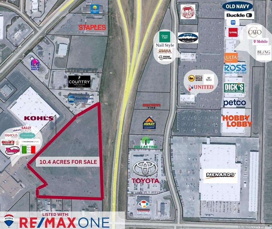 10.4 Acres of Commercial Land for Sale in Garden City, Kansas