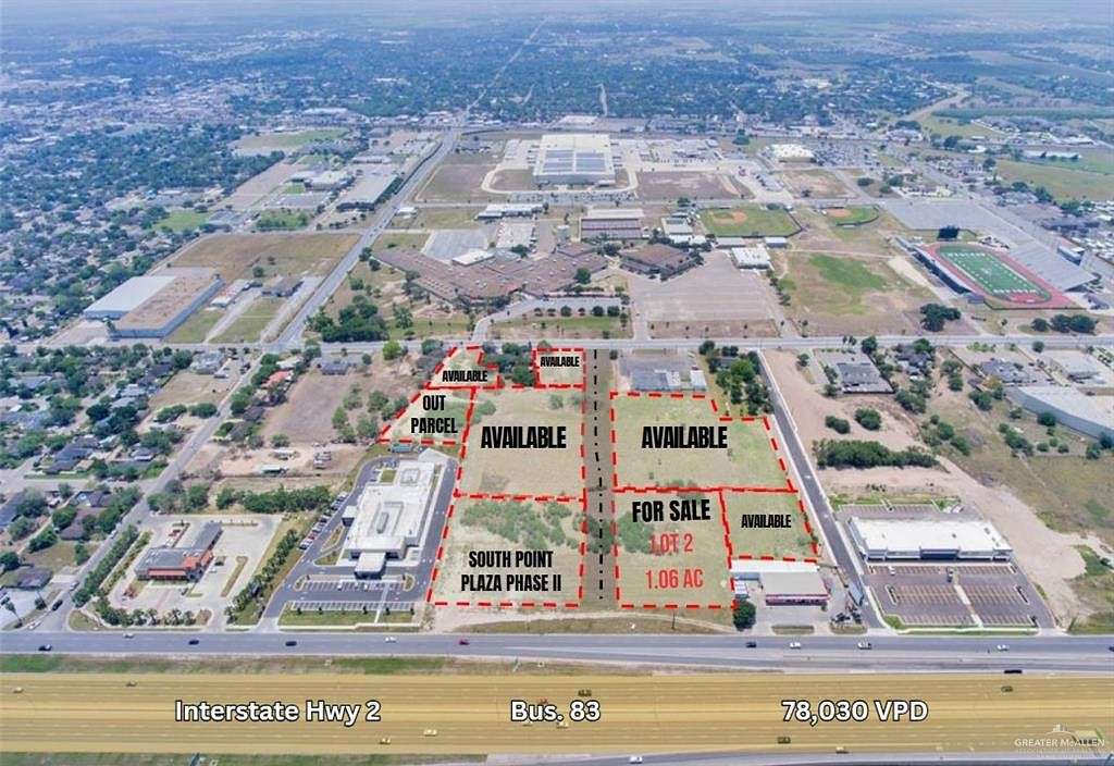 1.1 Acres of Commercial Land for Sale in Weslaco, Texas