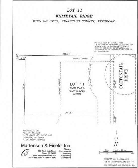 1.1 Acres of Residential Land for Sale in Oshkosh, Wisconsin